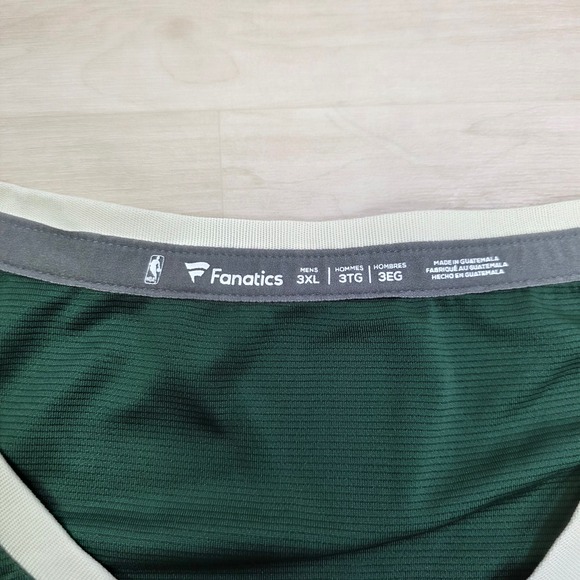Fanatics Milwaukee Bucks Damian Lillard 0 Green Basketball Jersey Mens 3XL - Picture 3 of 9